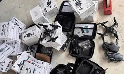 Thu giữ 105 thiết bị bay trái phép tại Hà Nội
