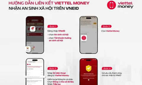Viettel Money hướng dẫn nhận tiền trợ cấp an sinh xã hội trên VNeID