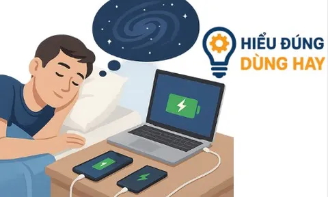 Sạc laptop, điện thoại qua đêm có làm tăng hóa đơn tiền điện?