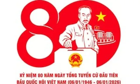 Công bố mẫu biểu trưng 80 năm Ngày Tổng tuyển cử đầu tiên bầu Quốc hội Việt Nam