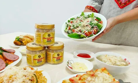 Lần đầu tiên Việt Nam có sản phẩm ruốc làm hoàn toàn từ phô mai