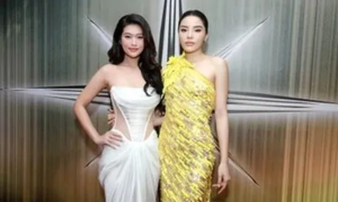 Hoa hậu Kỳ Duyên, Thiên Ân 'dính nhau như sam'
