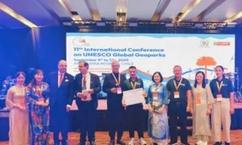 Công viên địa chất Non nước Cao Bằng nhận giải thưởng quốc tế của UNESCO