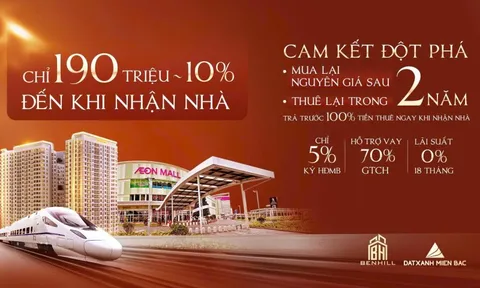 Tecco Benhill bảo chứng đầu tư: Cam kết thuê và mua lại sau 2 năm