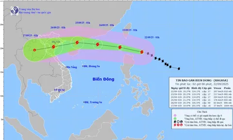 Bão RAGASA hoàn lưu rất rộng, sắp đạt cấp siêu bão