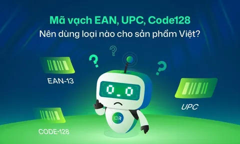 Mã vạch EAN, UPC, Code128: Nên dùng loại nào cho sản phẩm Việt?