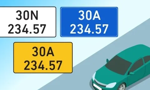 Những điều cần biết về biển số ô tô theo luật mới từ 2025