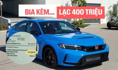 'Bia kèm lạc' không chỉ có tại Việt Nam: Đại lý này công khai kênh giá gần 400 triệu đồng đối với Civic Type R