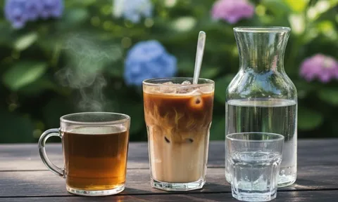 Cách tăng tuổi thọ nhờ cà phê, trà và nước