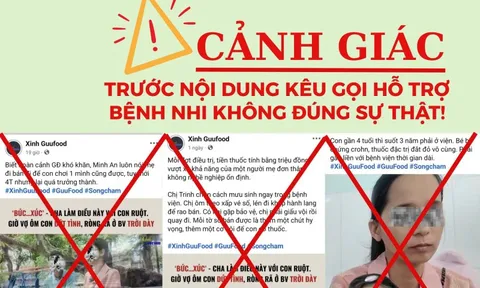 Bệnh viện Nhi Đồng 2 phát cảnh báo chiêu trò lợi dụng lòng thương để trục lợi