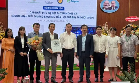 Bệnh viện Lê Văn Thịnh TP HCM nhận chứng nhận bạch kim đột quỵ thế giới