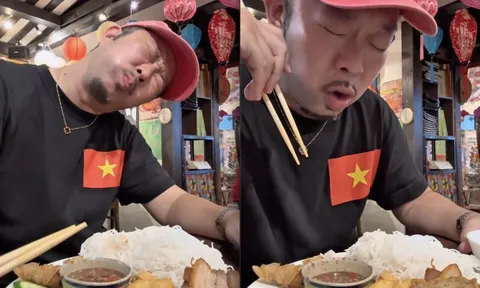 Khách Nhật "hít lấy hít để" một loại mắm của Việt Nam, biểu cảm khiến dân mạng không nhịn được cười