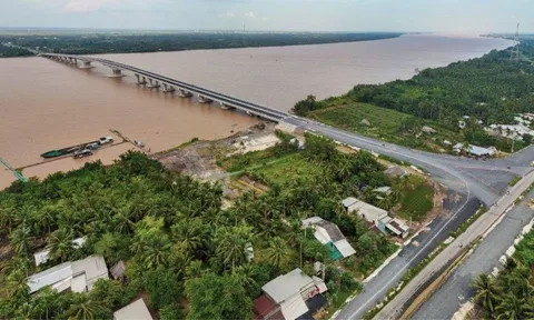 Chỉ còn 2 tháng nữa, cây cầu giúp rút ngắn 80km từ TP.HCM về Cần Thơ, Vĩnh Long, Cà Mau sẽ thông xe
