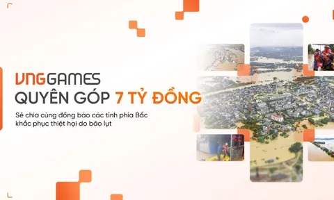 VNGGames ủng hộ 7 tỷ đồng tới người dân bị thiệt hại do bão lũ