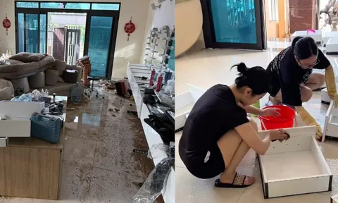 100k - 300k/ tiếng dọn nhà sau lũ: Thương ông bà, không ai chê giá... chỉ sợ không ai đến giúp