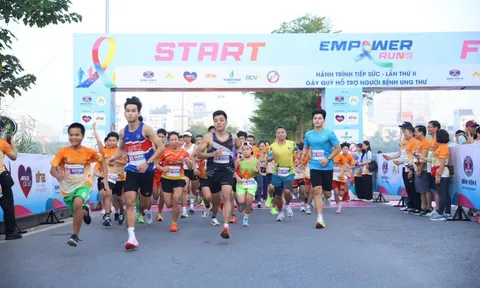 Giải chạy tiếp sức gây quỹ hỗ trợ bệnh nhân ung thư
