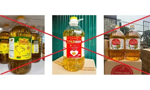 Phát hiện loạt sản phẩm dầu ăn giả