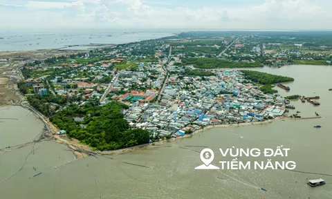Toàn cảnh khu vực được đề xuất xây cầu nối Cần Giờ với Vũng Tàu, nằm trong dự án lấn biển 9 tỷ USD của Vinhomes