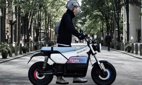 Suzuki chính thức ra mắt mẫu xe máy điện hoàn toàn mới, mang phong cách giống hệt 'Charly cúc cu'