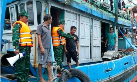 Gia Lai kêu gọi gần 1.900 tàu cá vào bờ tránh trú bão số 12