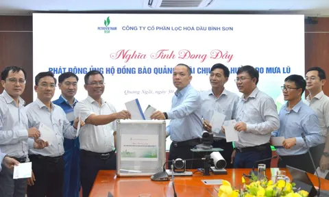 BSR quyên góp ủng hộ đồng bào Quảng Ngãi khắc phục hậu quả mưa lũ