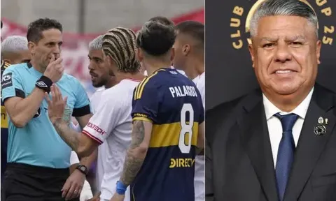 Trọng tài Argentina bị "treo còi" vì một lý do gây tranh cãi có liên quan Chủ tịch AFA