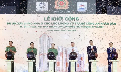 Khởi công dự án nhà ở cho lực lượng CAND tại Khu đô thị Nam Thăng Long, Hà Nội
