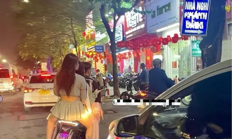 Xử lý nam thanh niên chở 4 cô gái không đội mũ bảo hiểm trên đường Trần Duy Hưng