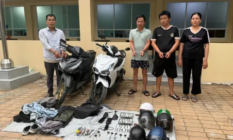 TP.HCM: Triệt phá đường dây trộm cắp và tiêu thụ xe máy chuyên nghiệp