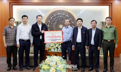 Đồng Nai hỗ trợ 41 tỷ đồng giúp 4 tỉnh miền Bắc khắc phục hậu quả bão lũ