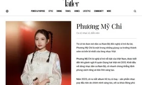 Phương Mỹ Chi lọt top 700 gương mặt kiến tạo và truyền cảm hứng tại châu Á