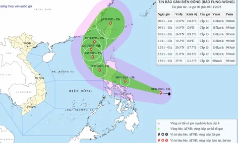 Biển Đông sắp đón bão số 14