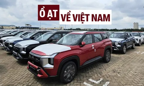 Lô Mitsubishi Destinator đầu tiên cập cảng Việt Nam: Ít nhất 2 bản với ngoại hình khác biệt, có ADAS, dễ 'hot' khi ra mắt đầu tháng sau