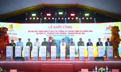 Thêm một dự án nhà ở cho lực lượng CAND được khởi công tại Hà Nội