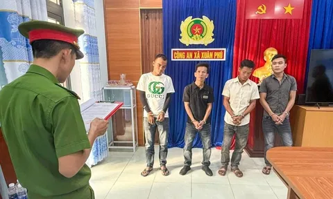 Đánh người gây thương tích vì 8 triệu đồng, 4 đối tượng bị bắt