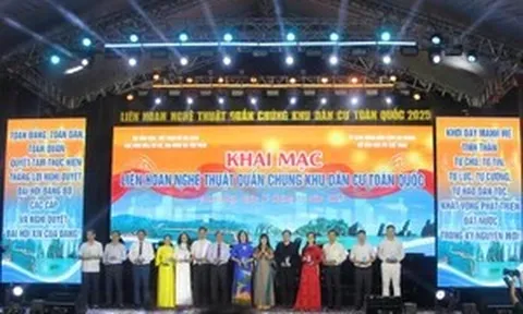 Khai mạc Liên hoan nghệ thuật quần chúng Khu dân cư toàn quốc