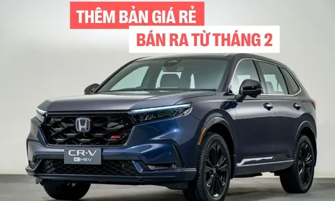 Lộ thông tin Honda CR-V e:HEV 2026 sắp bán tại Việt Nam: Cụm cần số phím bấm, thêm bản giá rẻ cho người thích xe hybrid, bán ra ngay tháng 2