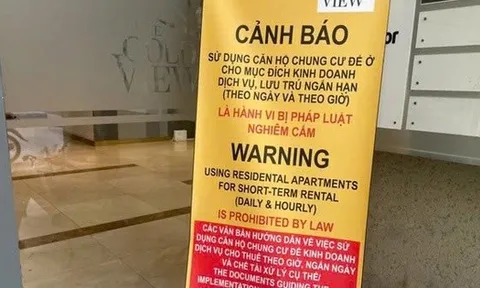 Sở Xây dựng TP HCM gửi báo cáo lên UBND TP về việc thí điểm cho thuê căn hộ chung cư ngắn hạn