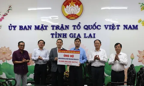 Nutifood hỗ trợ tỉnh Gia Lai 10 tỷ đồng khắc phục hậu quả bão số 13