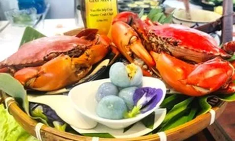 Món chè cua độc lạ tại Ngày hội Cua Cà Mau