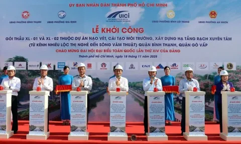 TP.HCM khởi công 2 gói thầu lớn nhất thuộc dự án cải tạo rạch Xuyên Tâm