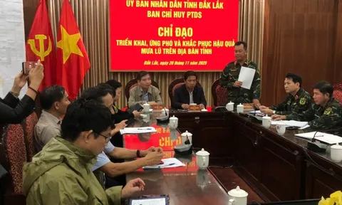 Hơn 3.000 người tại 28 xã, phường ở Đắk Lắk cần sơ tán khẩn cấp