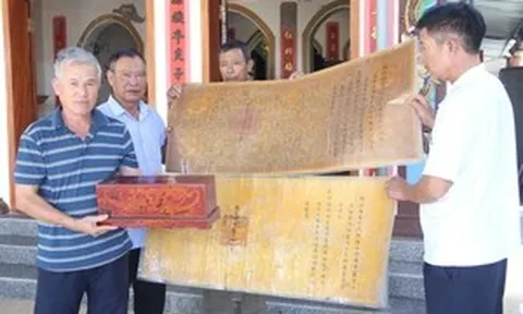 Giải mã sắc phong cổ của một Quận công triều Lê ở Hà Tĩnh