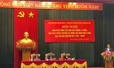 Hà Tĩnh thông tin Lễ kỷ niệm 260 năm ngày sinh Đại thi hào Nguyễn Du