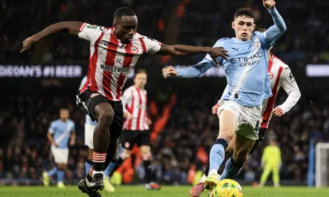 Nhẹ nhàng vượt ải Brentford, Man City thẳng tiến bán kết League Cup