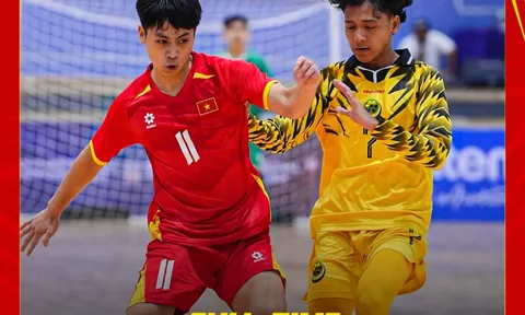 U19 futsal Việt Nam thắng đậm Brunei 18-0
