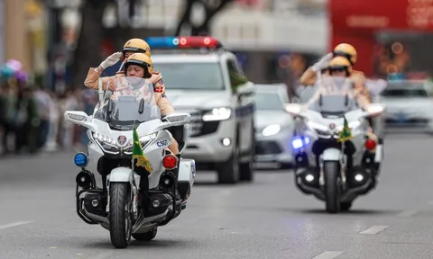 Phân luồng giao thông phục vụ Đại hội Thi đua yêu nước toàn quốc lần thứ XI