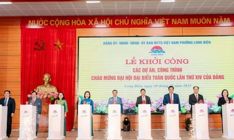 Phường Long Biên khởi công 4 dự án trọng điểm hơn 473 tỷ đồng