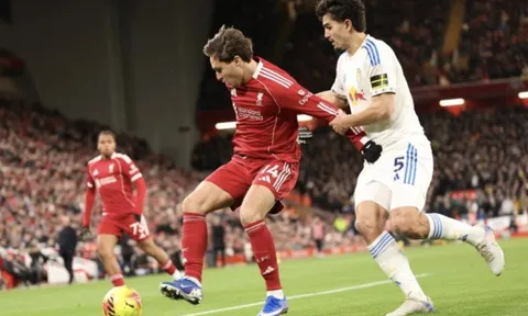 Liverpool bị Leeds United cầm hòa, cầu trường Anfield tiếc nuối