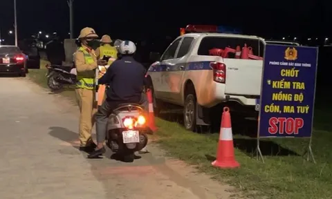 CSGT Công an Hà Tĩnh xử lý 171 trường hợp vi phạm nồng độ cồn trong kỳ nghỉ Tết dương lịch